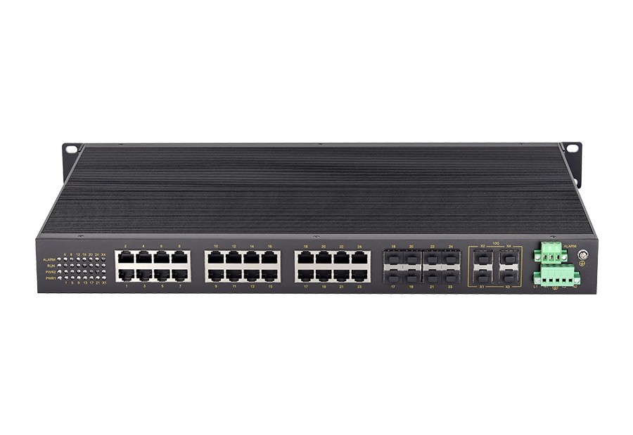 MISCOM8028GX-4XGF-8GC-16GT 28口三層萬兆網(wǎng)管型機架式工業(yè)以太網(wǎng)交換機