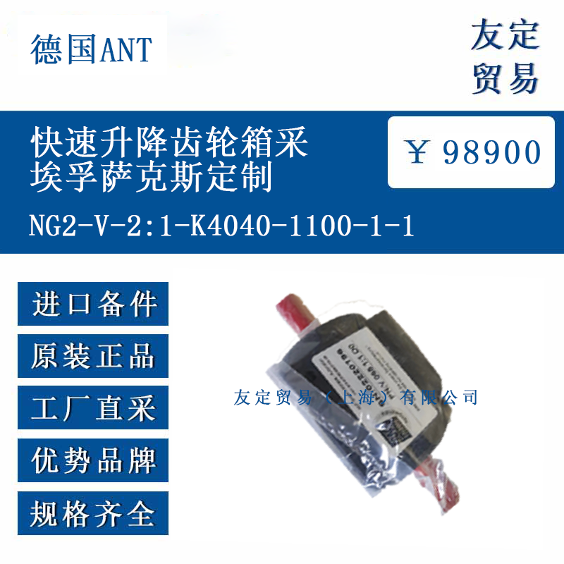 德國ANT NG2-V-2:1-K4040-1100-1-1 快速升降齒輪箱采埃孚薩克斯定制